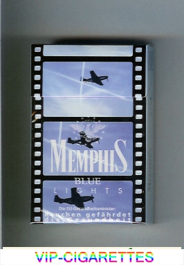 Memphis Blue Lights hard box cigarettes