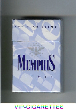 Memphis Lights American Blend cigarettes hard box