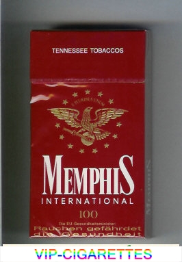  In Stock Memphis International 100s Tennessee Tobaccos cigarettes hard box Online