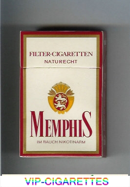 Memphis Filter Cigaretten Naturecht cigarettes hard box