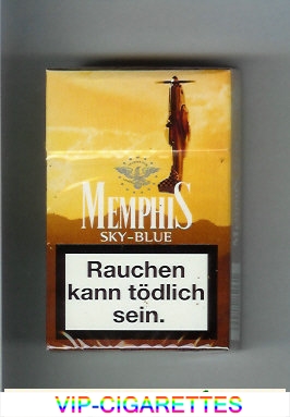 Memphis hard box Sky-Blue cigarettes