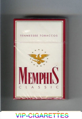 Memphis Classic Tennessee Tobaccos cigarettes hard box