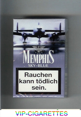  In Stock Memphis Sky-Blue cigarettes hard box Online
