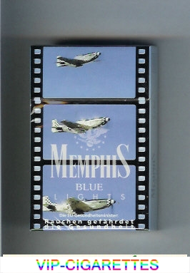 Memphis hard box Blue Lights cigarettes