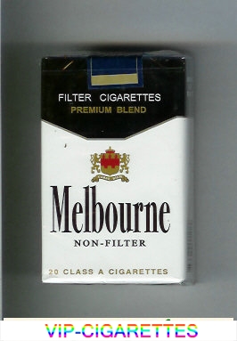 Melbourne Non-Filter Premium Blend cigarettes soft box