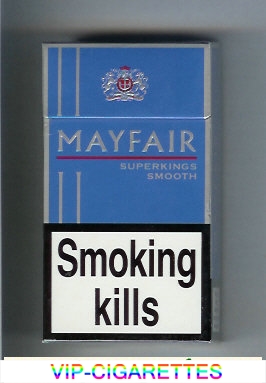 Mayfair Super Kings Smooth 100s cigarettes hard box