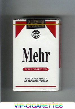 Mehr white and red cigarettes soft box