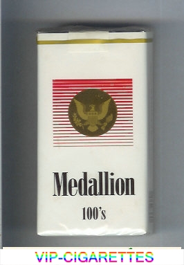 Medallion 100s cigarettes soft box