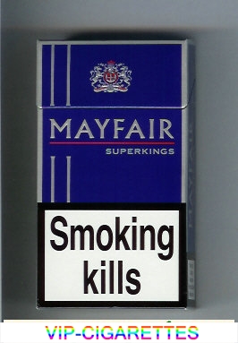 Mayfair Super Kings 100s cigarettes hard box