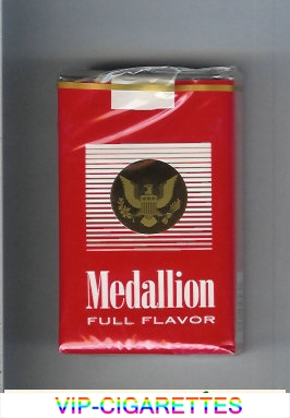 Medallion Full Flavor cigarettes soft box