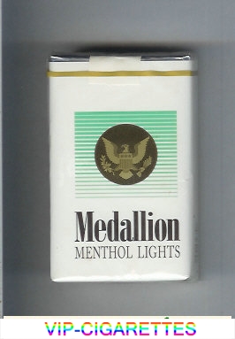  In Stock Medallion Menthol Lights cigarettes soft box Online