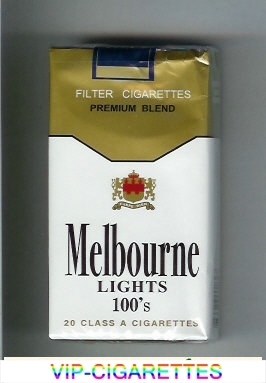  In Stock Melbourne Lights 100s Premium Blend cigarettes soft box Online