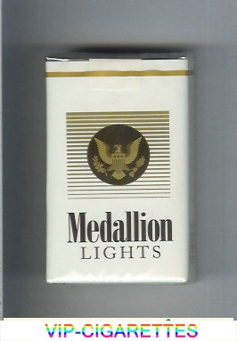 Medallion Lights cigarettes soft box