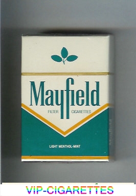  In Stock Mayfield Light Menthol - Mint Filter cigarettes hard box Online