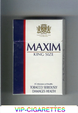 Maxim cigarettes hard box