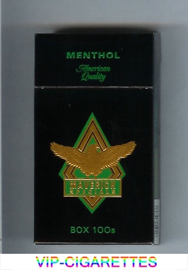 Maverick Specials Menthol Box 100s black and gold and green cigarettes hard box