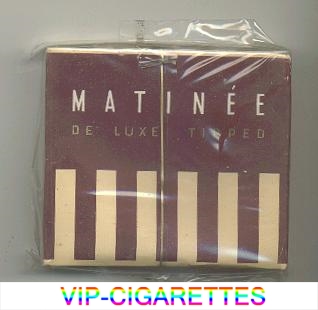 Matinee cigarettes wide flat hard box