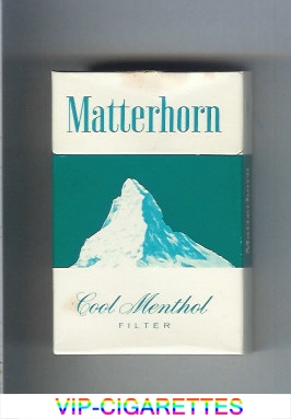 Matterhorn Cool Menthol cigarettes hard box