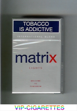 Matrix Lights International Blend cigarettes hard box
