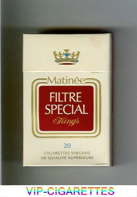Matinee Special Filter Kings cigarettes hard box