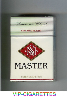 Master American Blend Full Rich Flavor cigarettes hard box