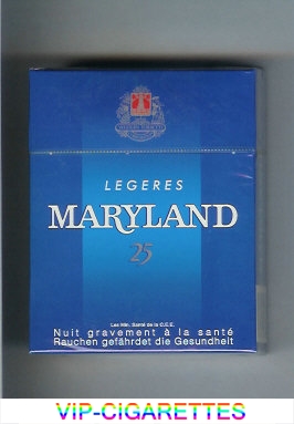 Maryland Legeres 25 blue cigarettes hard box