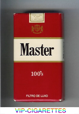 Master 100s Filtro De Luxo cigarettes soft box