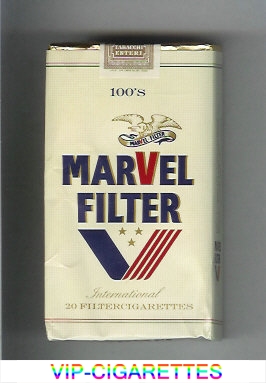 Marvel Filter 100s International cigarettes soft box