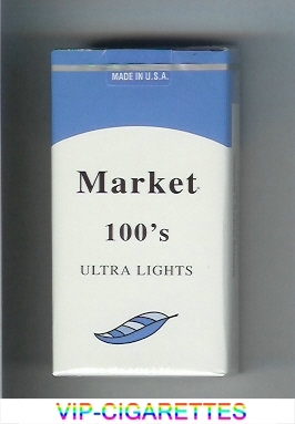 Market Ultra Lights cigarettes soft box