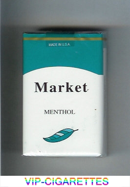 Market Menthol cigarettes soft box