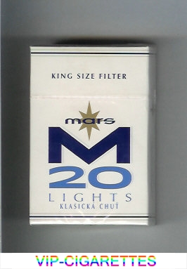 Mars M 20 Klasicka Chut Lights cigarettes hard box