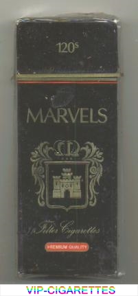 Marvels 120s cigarettes hard box