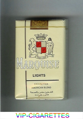 Marquise Lights cigarettes soft box