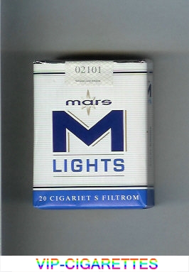 Mars M Lights cigarettes soft box