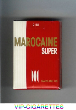 Marocaine Super Maryland Fin cigarettes soft box