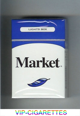 Market Lights cigarettes hard box