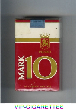 Mark 10 Filtro cigarettes soft box