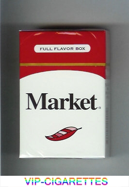 Market Full Flavor cigarettes hard box