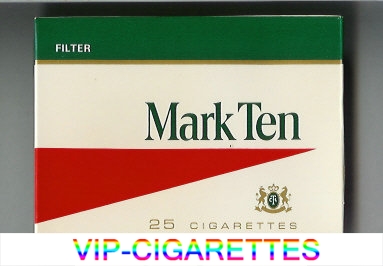 Mark Ten Filter 25 cigarettes wide flat hard box