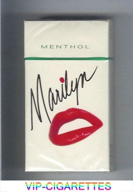 Marilyn Menthol 100s cigarettes hard box