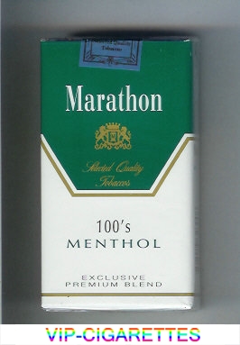 Marathon Menthol 100s Exclusive Premium Blend cigarettes soft box