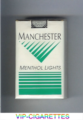 Manchester Menthol Lights cigarettes soft box
