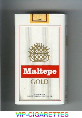 Maltepe Gold 100s cigarettes soft box