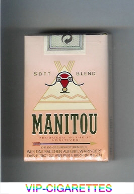 Manitou Soft Blend cigarettes soft box