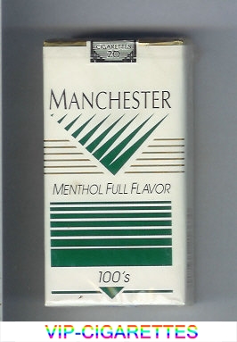 Manchester Menthol Full Flavor 100s cigarettes soft box