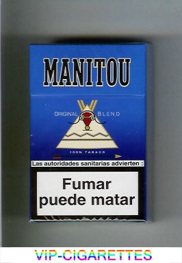 Manitou Original Blend cigarettes hard box