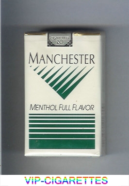 Manchester Menthol Full Flavor cigarettes soft box