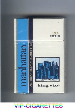 Manhattan American Blend cigarettes hard box