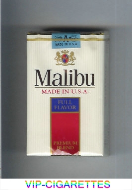 Malibu Full Flavor cigarettes soft box