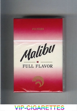 Malibu Full Flavor cigarettes hard box